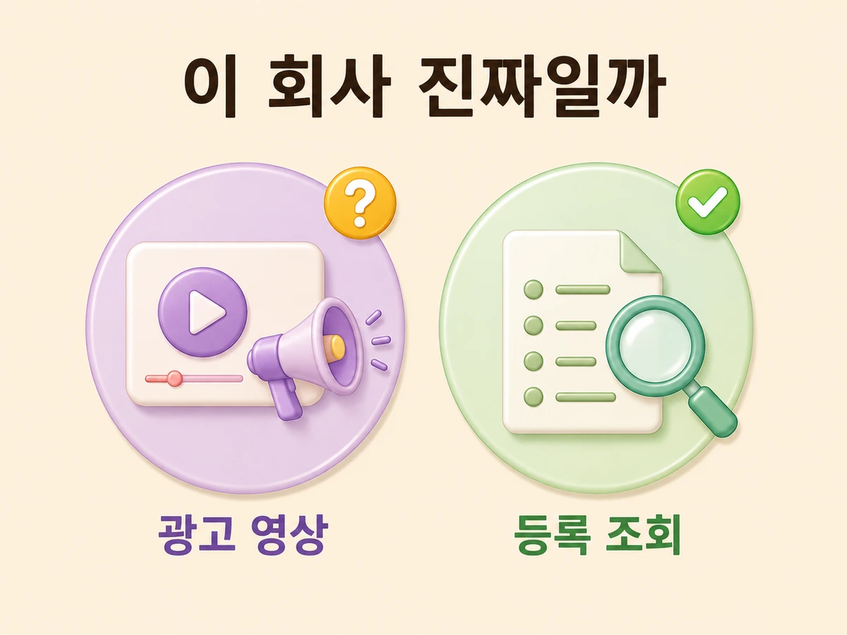 유튜브 투자 광고, 진짜 회사인지 확인하는 법 (금감원 조회)